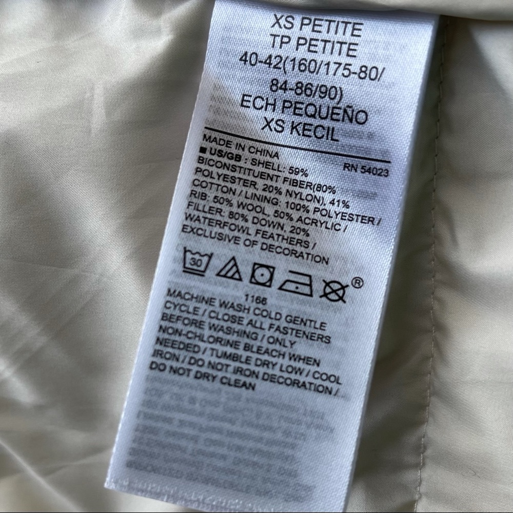 BR water repellent long down coat - Picture 5 of 5